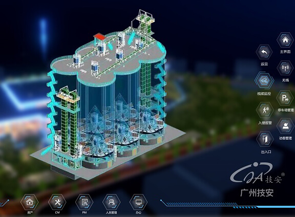 智慧園區BIM技術所構建的模型